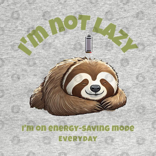 Lazy Sloth by MOBIUS VISIONS